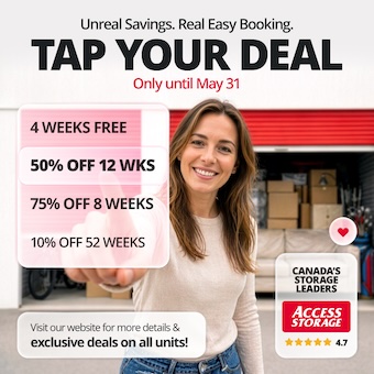 Access Storage - Winnipeg Tuxedo Promotion
